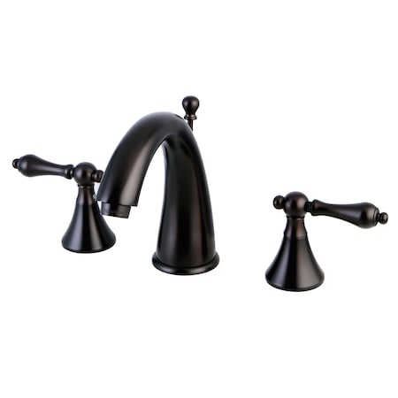 Kingston Brass 8" Widespread Bathroom Faucet, Oil Rubbed Bronze KS2975AL